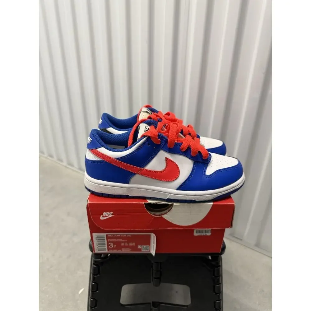Nike Dunk Game Royal Crimson White Game Size 3Y PS - CW1588-104